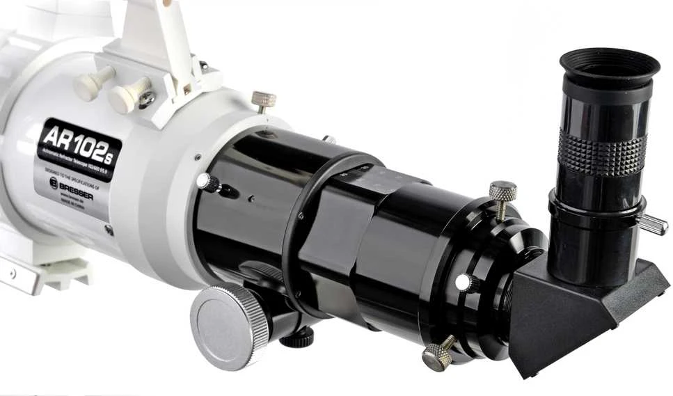 Teleskopas, BRESSER Messier AR-102s/600 Hexafoc EXOS-1/EQ4, su apertūra saulės filtru