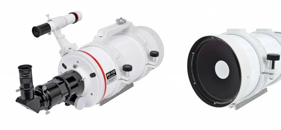 Teleskopas Bresser Messier MC-152/1900 HEXAFOC EXOS-2 su saulės filtru ir išmaniojo telefo