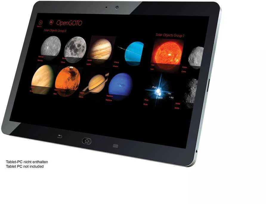 Teleskopas BRESSER Messier NT203/1000 EXOS-2 PMC-Eight Goto teleskopo rinkinys