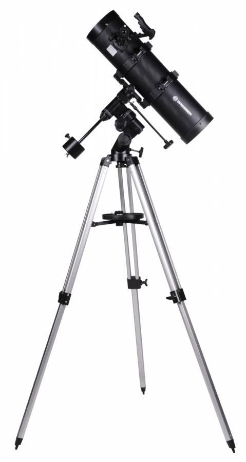 Teleskopas BRESSER SKY Spica 130/650 EQ3 su išmaniojo telefono kameros adapteriu