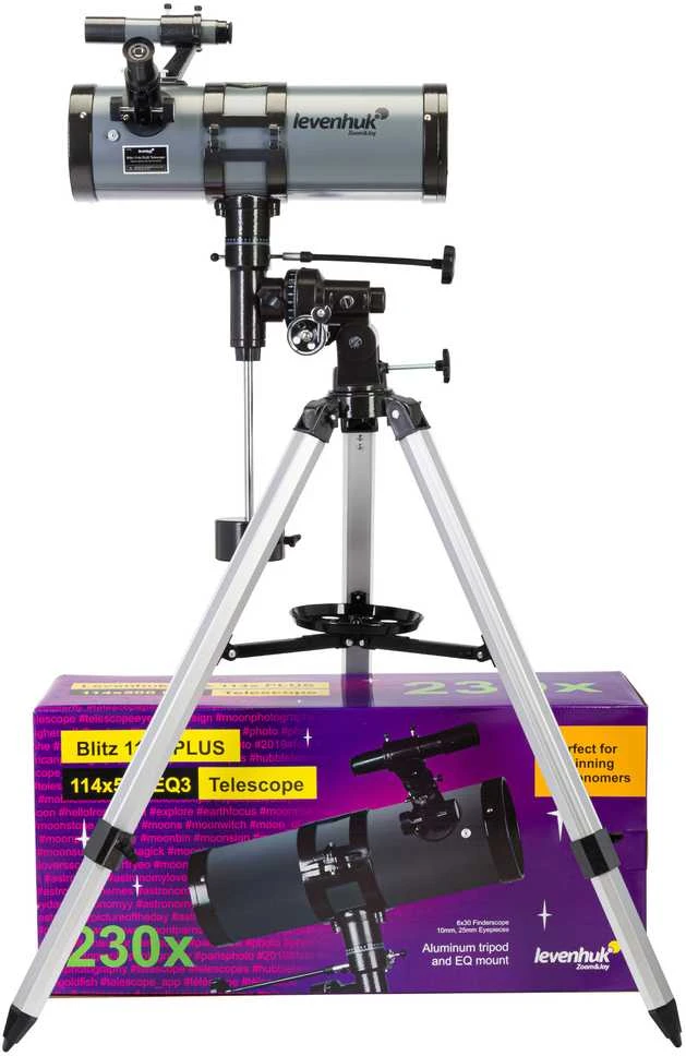 Teleskopas Levenhuk Blitz 114s PLUS
