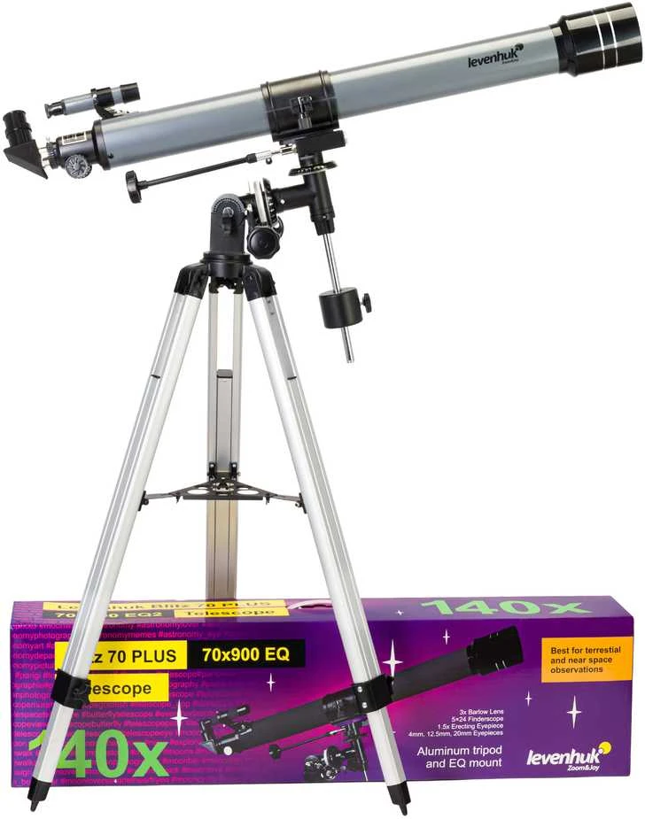 Teleskopas Levenhuk Blitz 70 PLUS