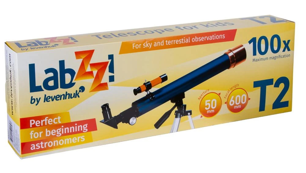 Teleskopas Levenhuk LabZZ T2 50/600 48–100 x