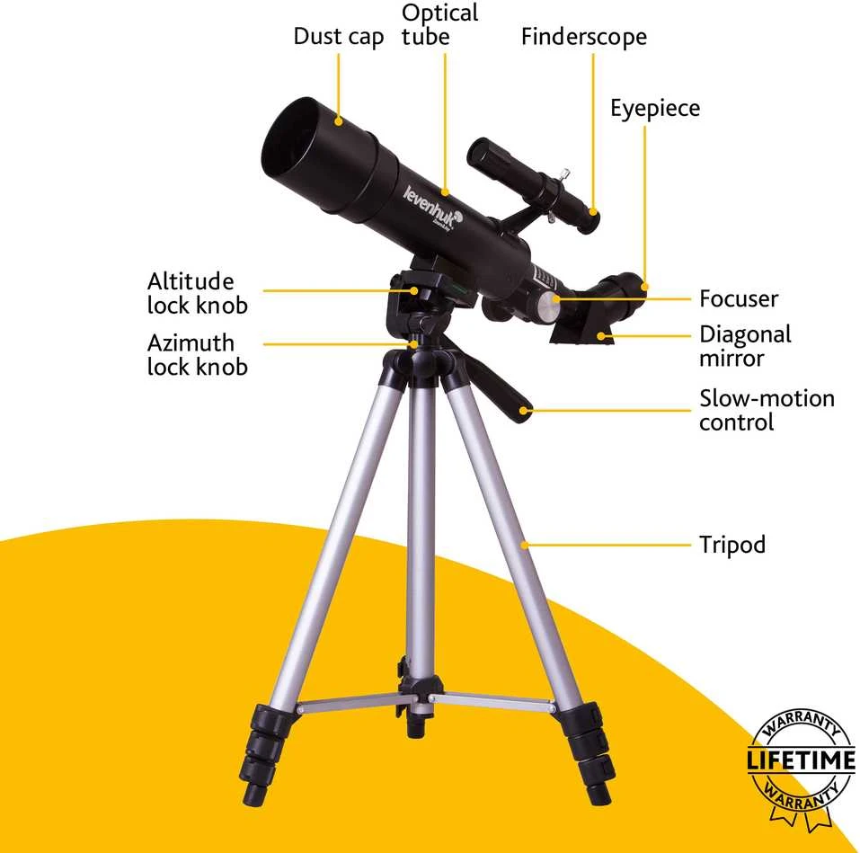 Teleskopas Levenhuk Skyline Travel 50 50/360 <135x su kuprine