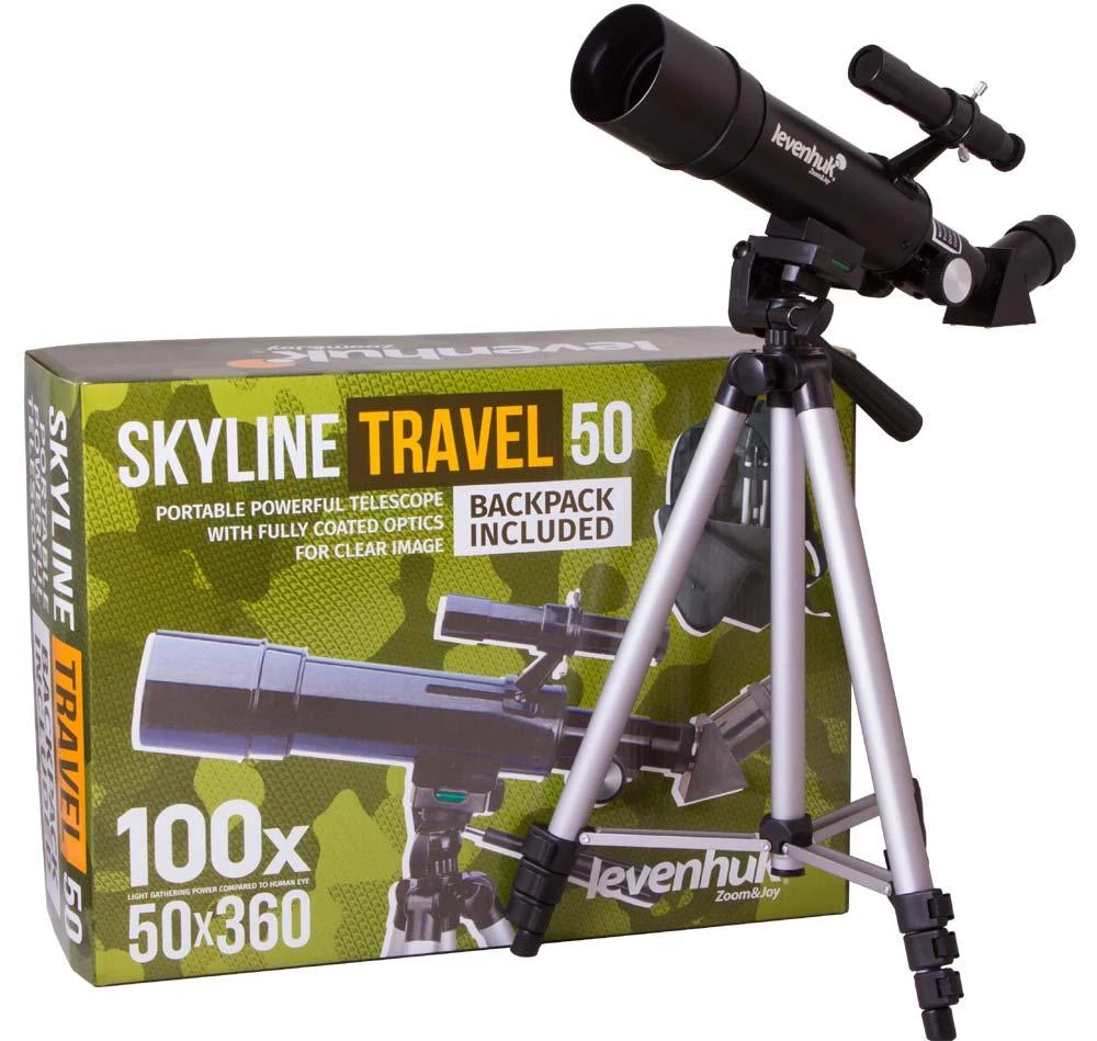 Teleskopas Levenhuk Skyline Travel 50 50/360 <135x su kuprine