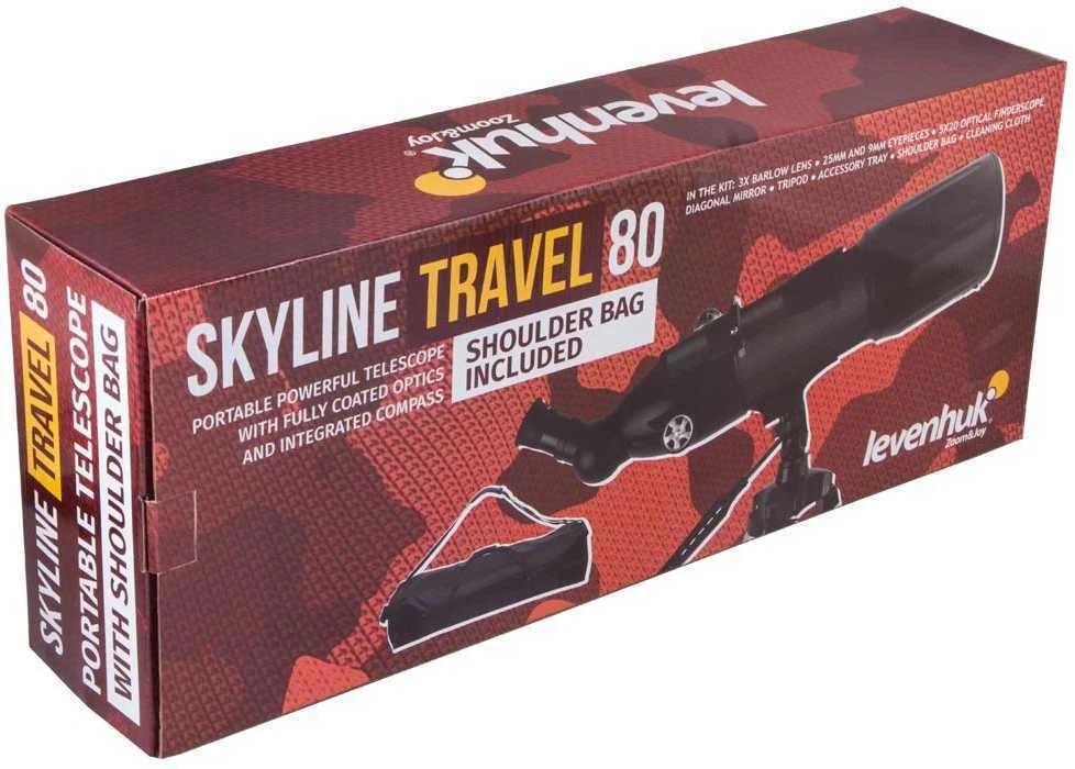 Teleskopas Levenhuk Skyline Travel 80 80/400 >160x su kuprine