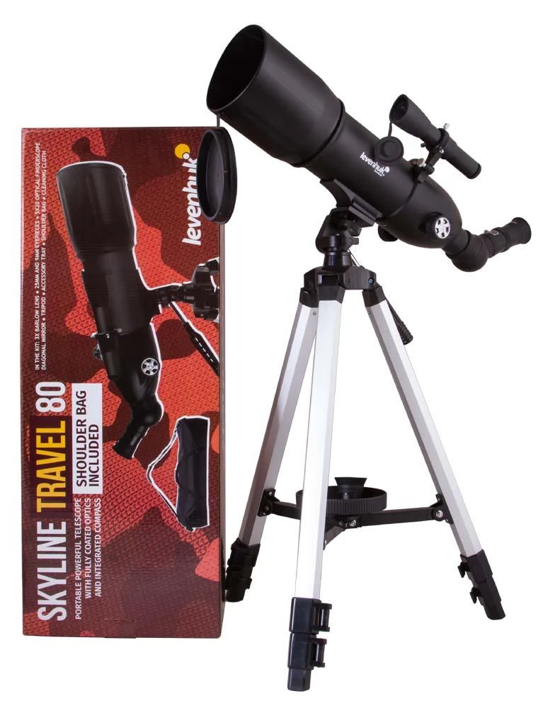 Teleskopas Levenhuk Skyline Travel 80 80/400 >160x su kuprine