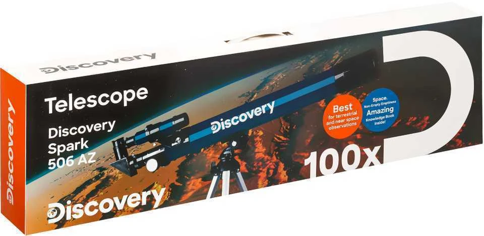 Teleskopas (RU) Discovery Spark 506 AZ Telescope with book