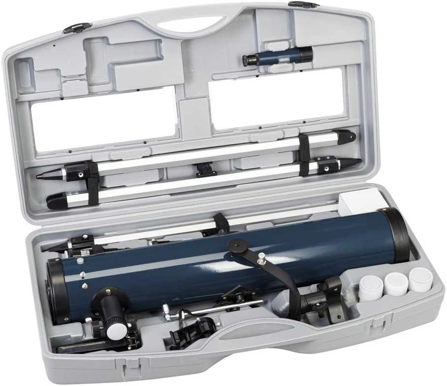 Teleskopas su knyga Discovery Spark Travel 76