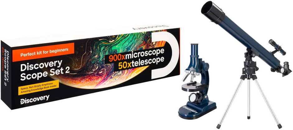Teleskopas Teleskopo ir mikroskopo rinkinys Discovery Set 2