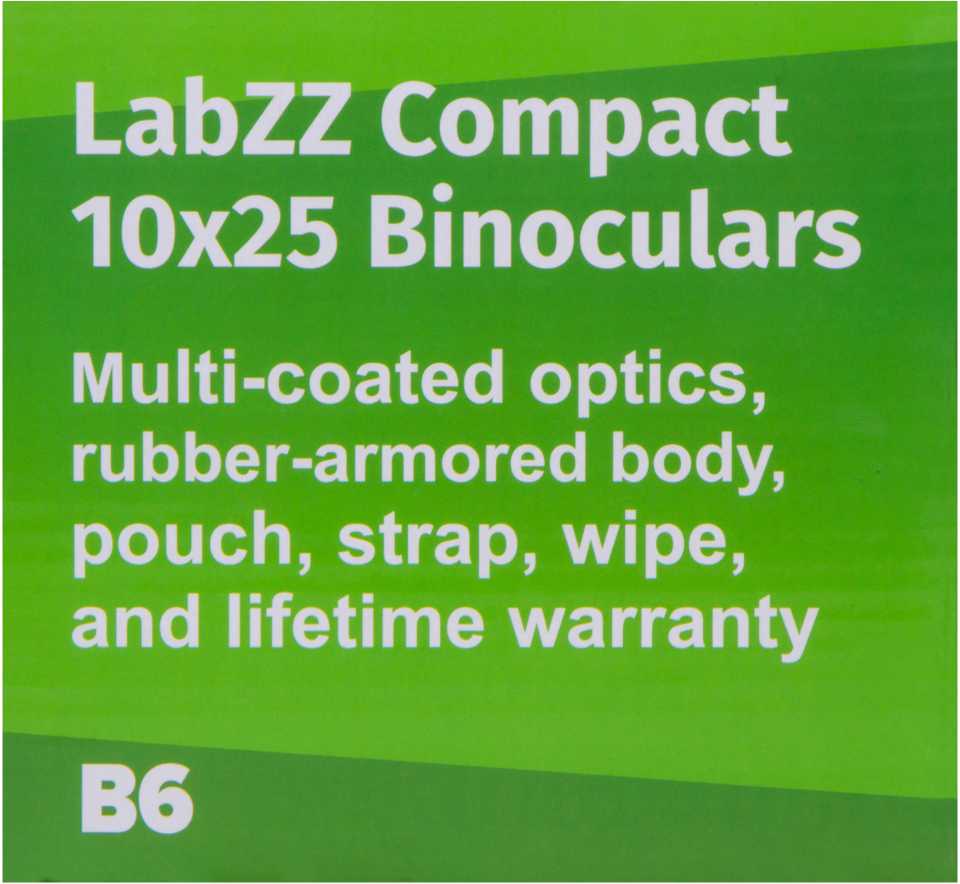 Levenhuk LabZZ B6 10x25 Vaikiški žiūronai