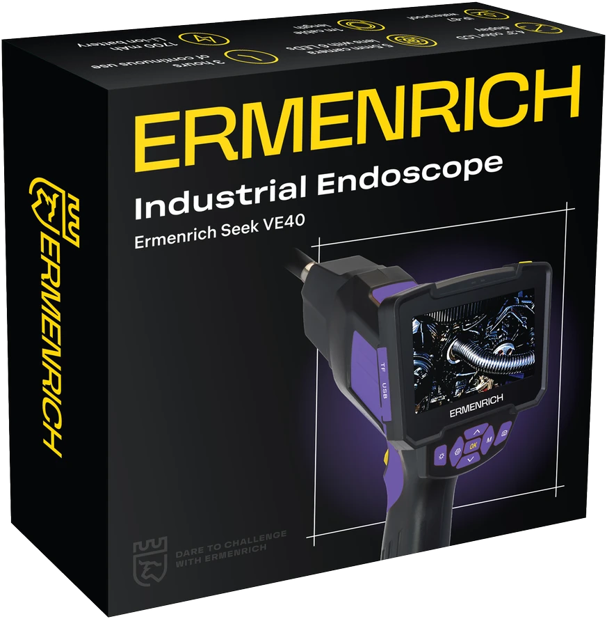 Ermenrich Seek VE40 Vaizdo endoskopas violetinis