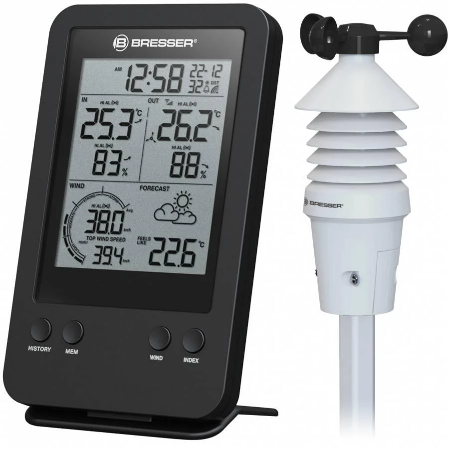 Vėjo matuoklis / anemometras Bresser 3-in-1 Professional