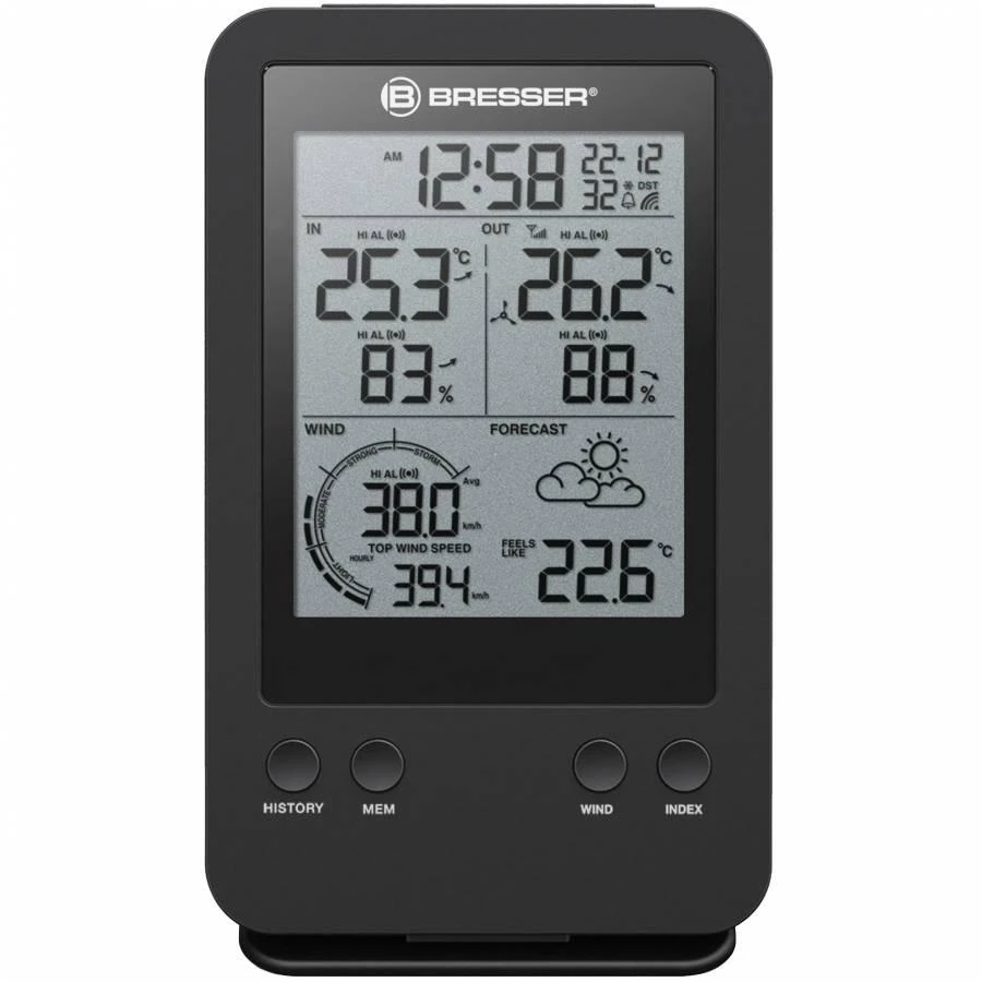 Vėjo matuoklis / anemometras Bresser 3-in-1 Professional