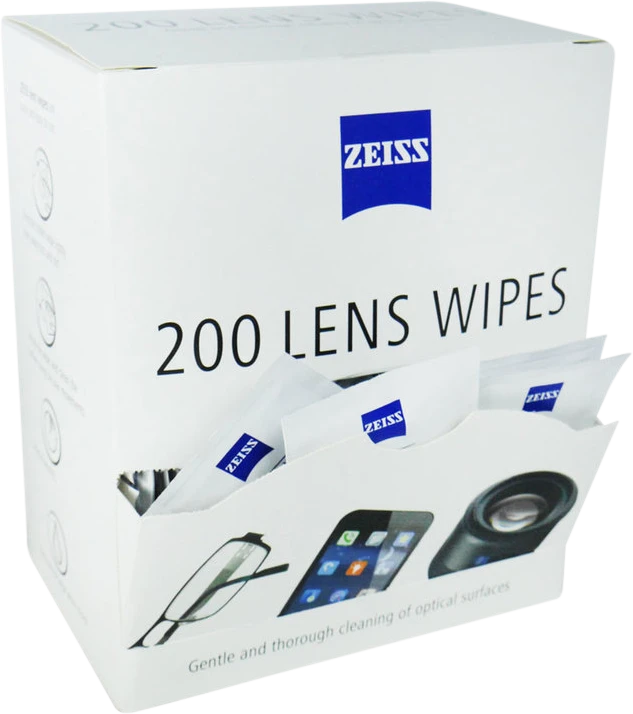 Drėgnos objektyvo servetėlės Zeiss, 200 vnt.
