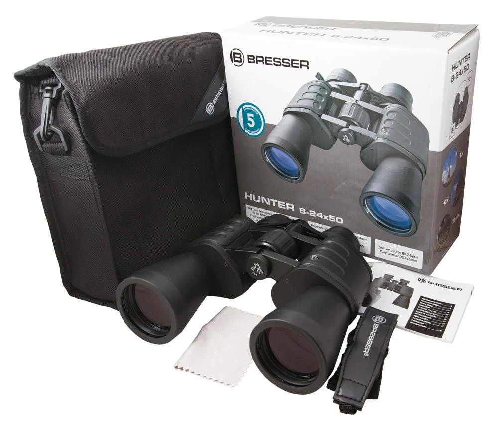 Bresser Hunter 8-24x50 Žiūronai