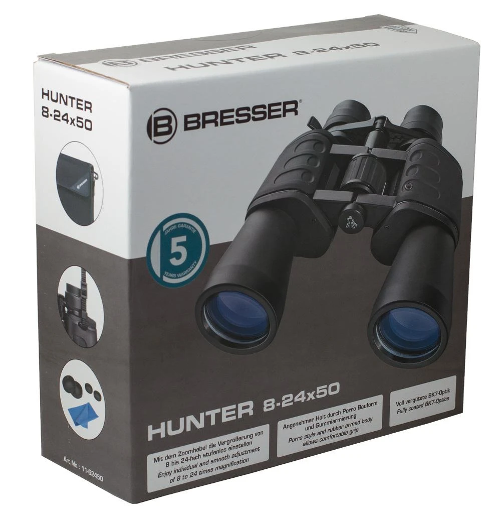 Bresser Hunter 8-24x50 Žiūronai