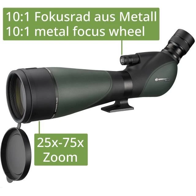 Žiūronai Stebėjimo monoklis BRESSER Pirsch 25-75x100 gen. II