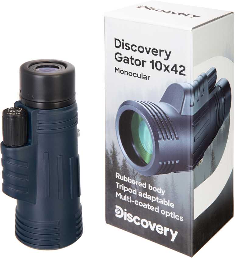 Žiūronai Discovery Gator 10x42 monoklis