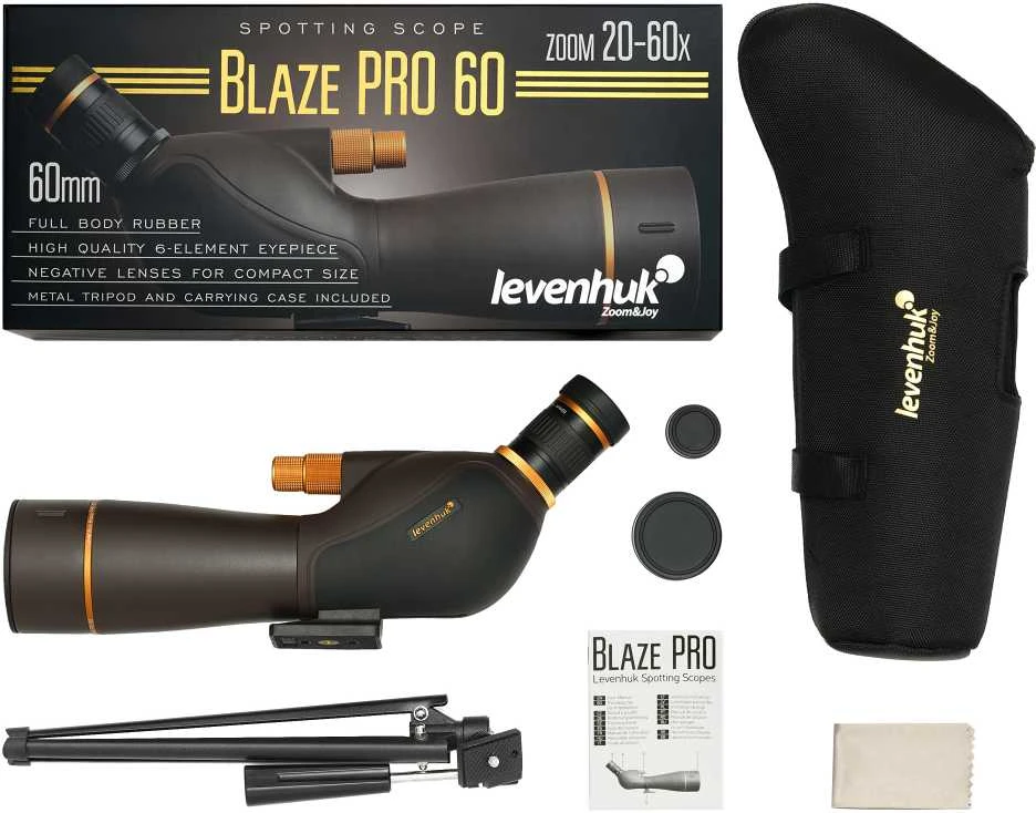 Žiūronai Stebėjimo monoklis Levenhuk Blaze 60 PRO
