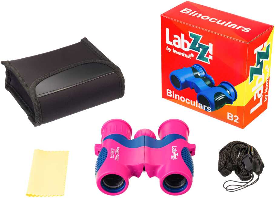 Levenhuk LabZZ B2 Flamingo vaikiški žiūronai