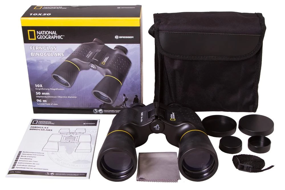Bresser Žiūronai National Geographic žiūronai 10x50 Porro