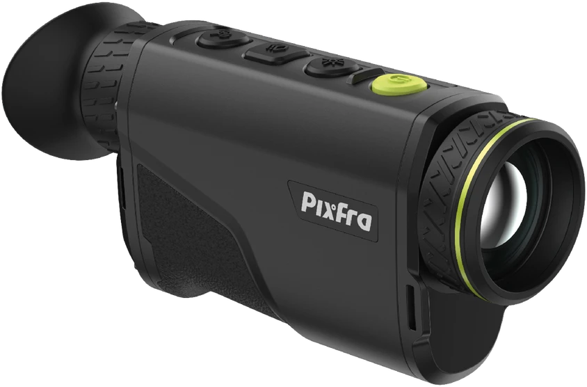 Žiūronai PIXFRA ARC PRO LRF A435P 384x288, 35 mm, 1x-8x, 50 Hz, „Wi-Fi“ terminio vaizdo monoklis
