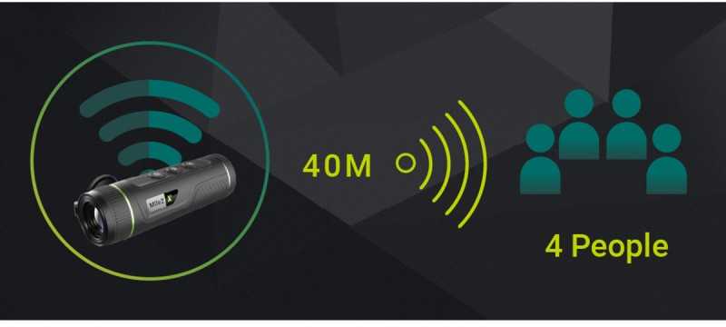 Žiūronai PIXFRA MILE 2 PFI-M625 640×512 25mm 1x-8x 50Hz Wi-Fi termovizorius