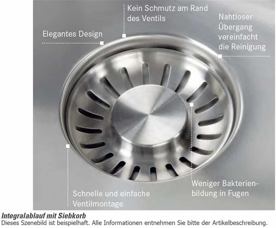 Plautuvė Franke BXX 210/110-16 su ventiliu
