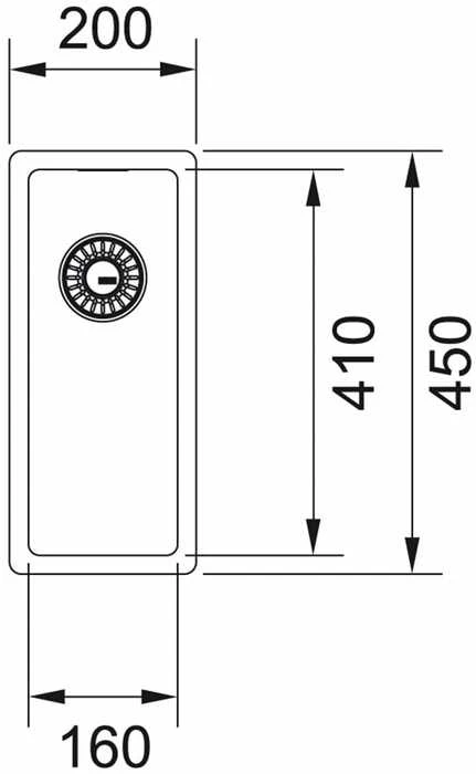 Plautuvė Franke BXX 210/110-16 su ventiliu