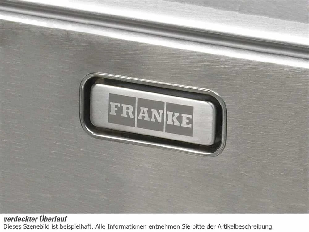 Plautuvė Franke BXX 210/110-16 su ventiliu