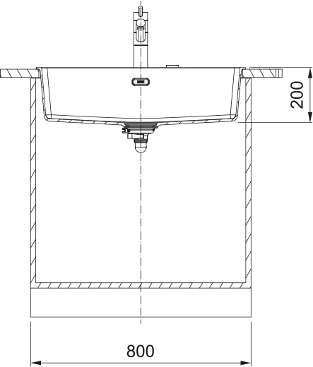 Plautuvė Franke MRG 210-72, Onikso juoda, rankinis ventilis, plieno splavos dangtelis