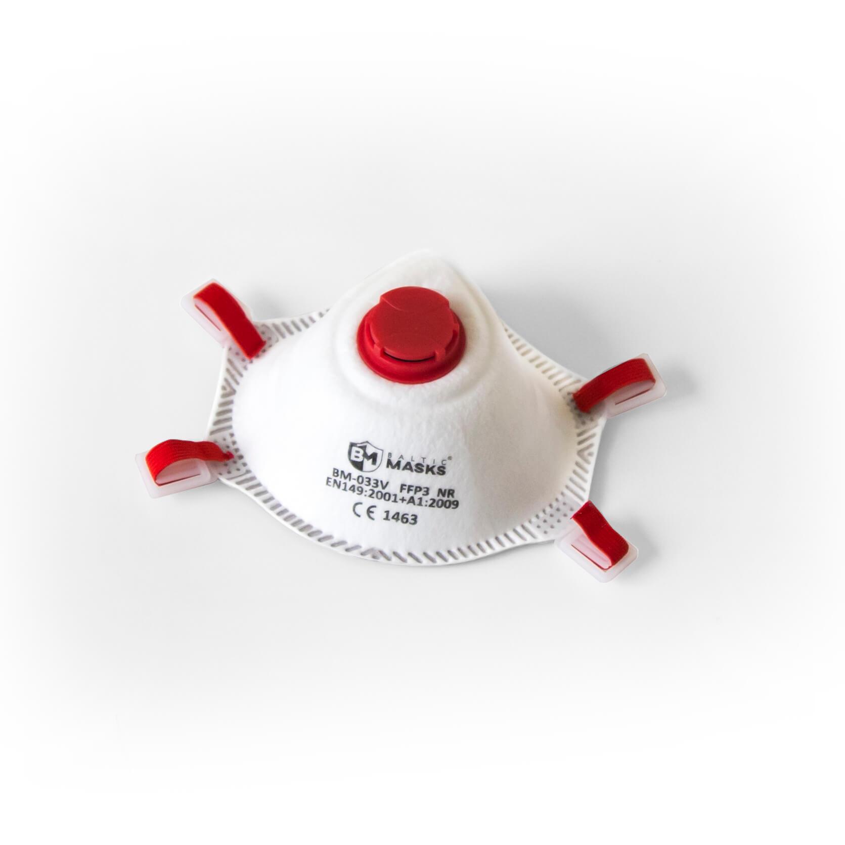 Baltic Masks Respiratorius FFP3 (10vnt.) BM033V, žema kaina Varle.lt