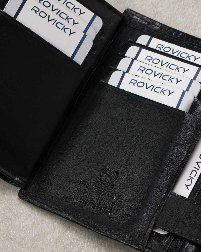 4U Cavaldi Piniginė vyrams Cavaldi 0001L-P-BS RFID