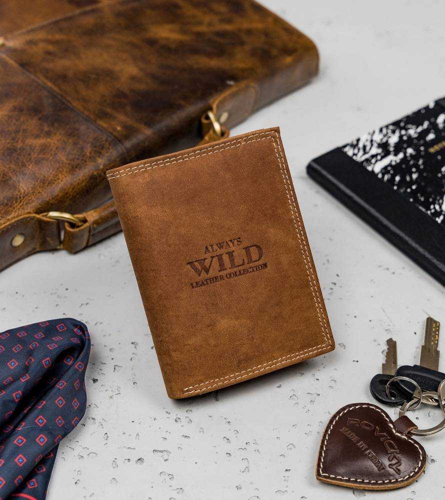 Always Wild Piniginė vyrams Wild N4-P-CHM RFID