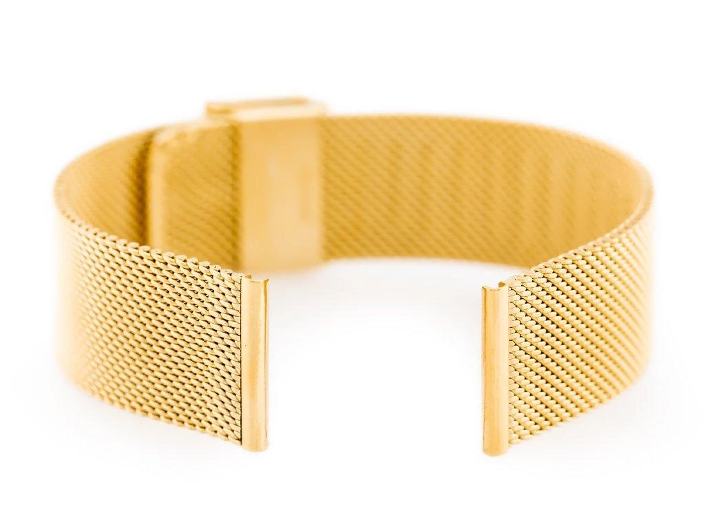 Pacific M6 bracelet - HQ mesh - 18mm auksinis