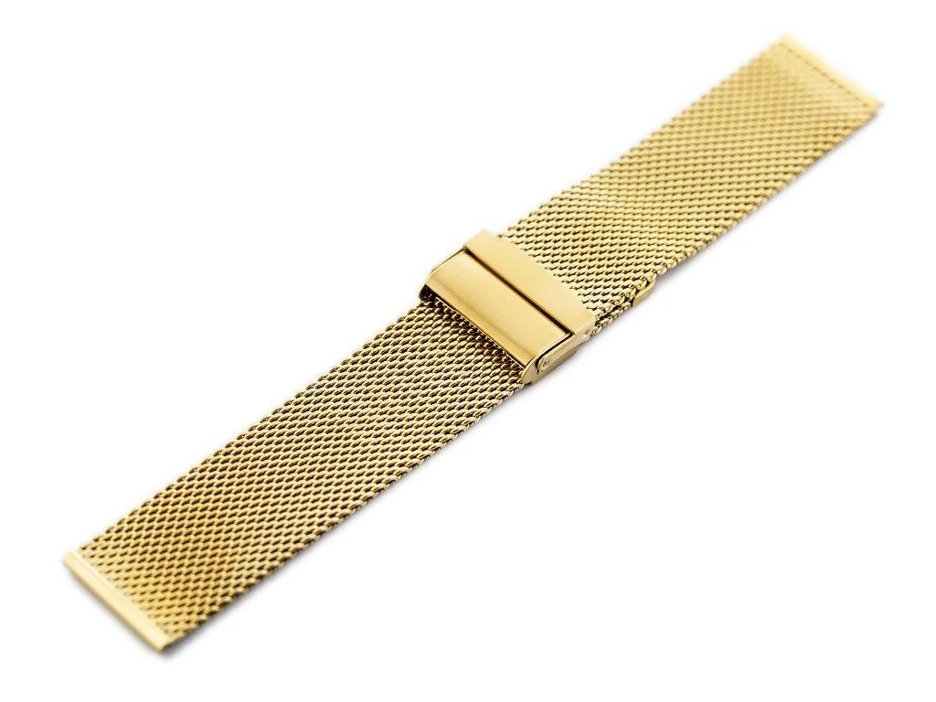 Pacific M8 bracelet - HQ mesh - auksinis 22mm