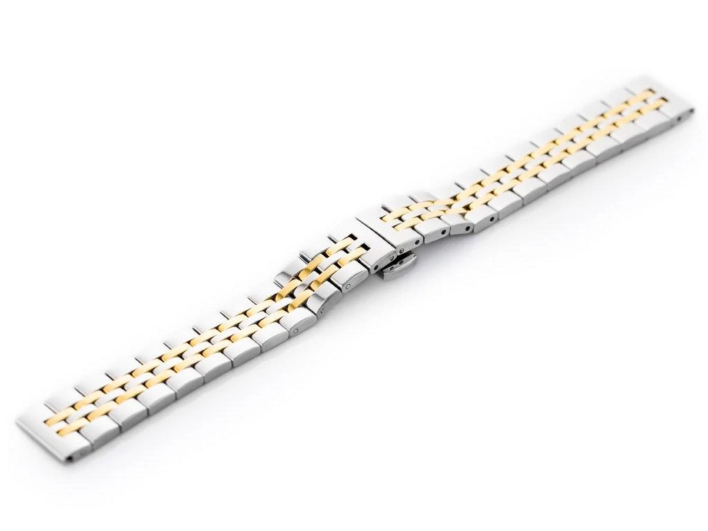 Pacific Model 4 bracelet - sidabrinis and auksinis 14mm