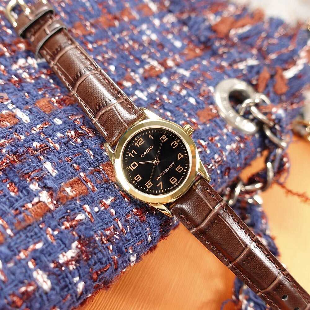 Casio Moterų kolekcijos laikrodis LTP-V001GL-1B + dėžutė