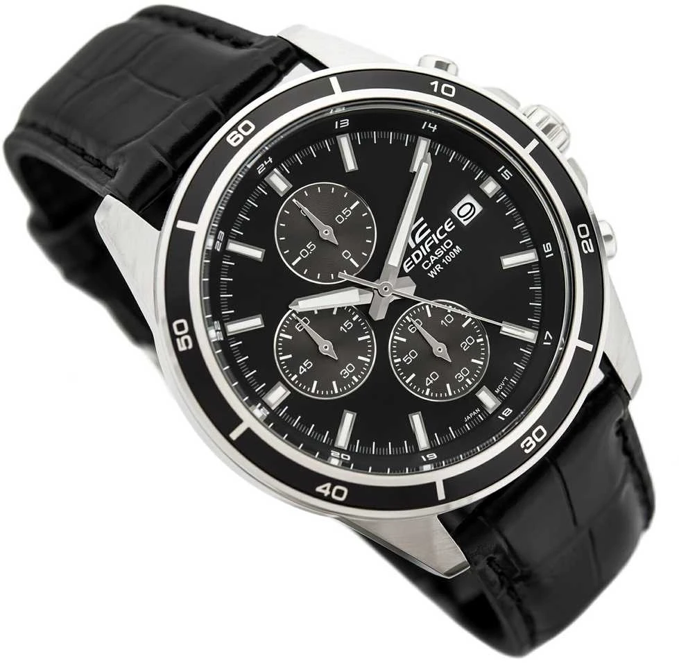 CASIO EDIFICE VYRIŠKAS LAIKRODIS Chronografas EFR-526L-1AV + BOX