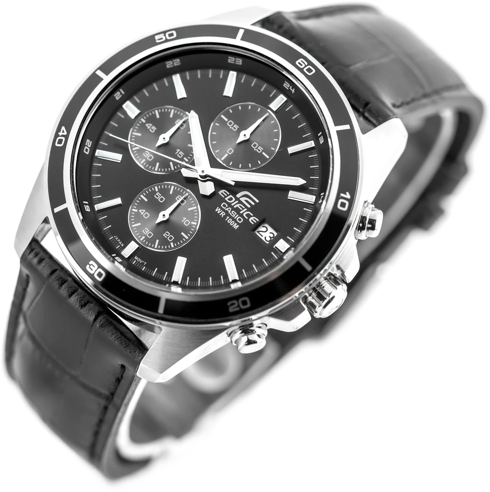 CASIO EDIFICE VYRIŠKAS LAIKRODIS Chronografas EFR-526L-1AV + BOX