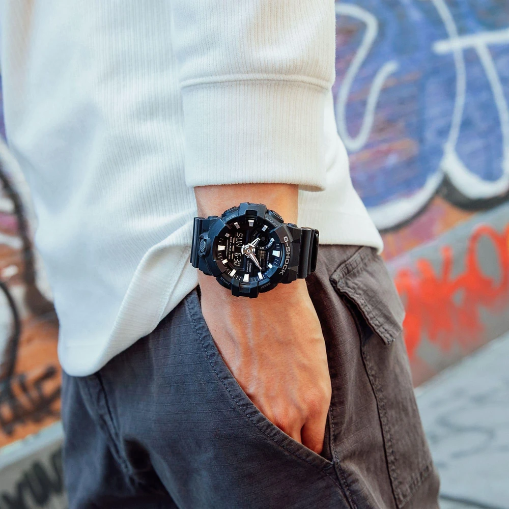Laikrodis Casio G-Shock GA-700-1BER, Juodas