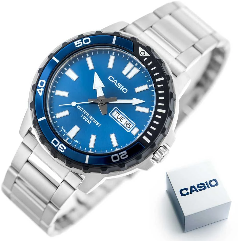 Vyriškas laikrodis Casio MTD-125D-2A1 + BOX