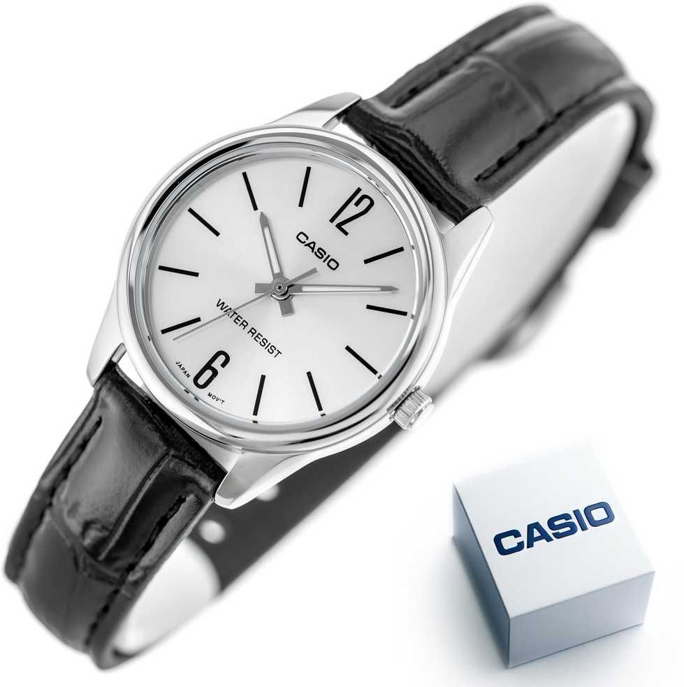 CASIO LTP-V005L 7BUDF moteriškas laikrodis (zd582c) + dėžutė