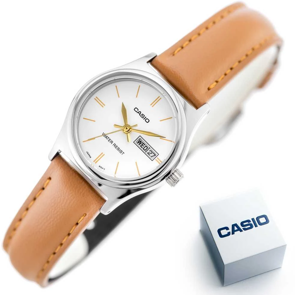 Laikrodis moterims CASIO LTP-V006L-4B (zd576c) + dėžutė