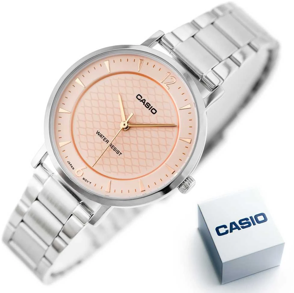 CASIO LTP-VT04D-4A moteriškas laikrodis (zd659c) + dėžutė