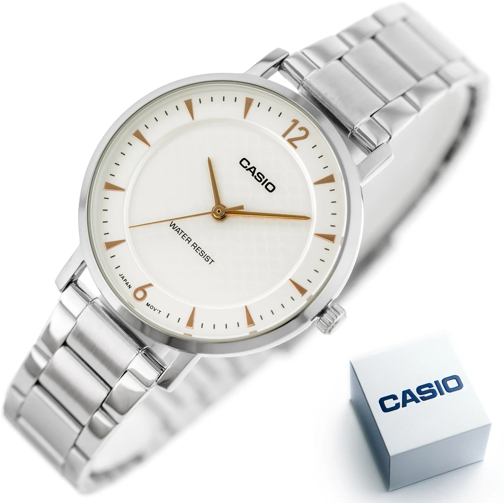Laikrodis CASIO LTP-VT04D-7A WOMEN'S WATCH (zd659d) + BOX