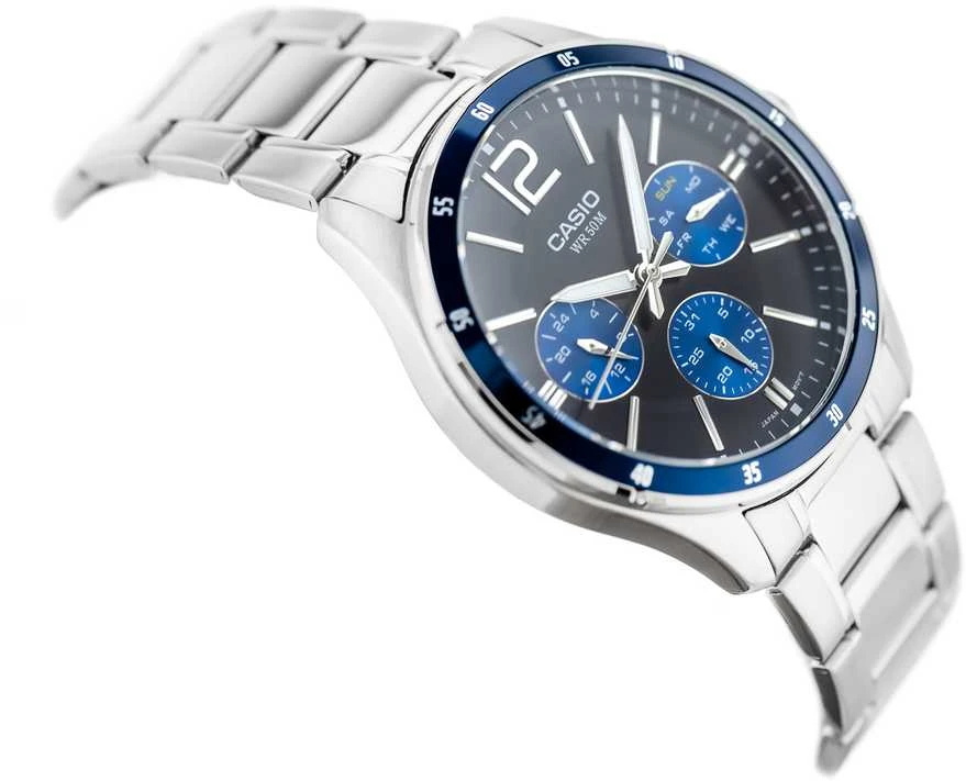 Vyriškas laikrodis CASIO MTP-1374D-2AV (zd063c) + BOX