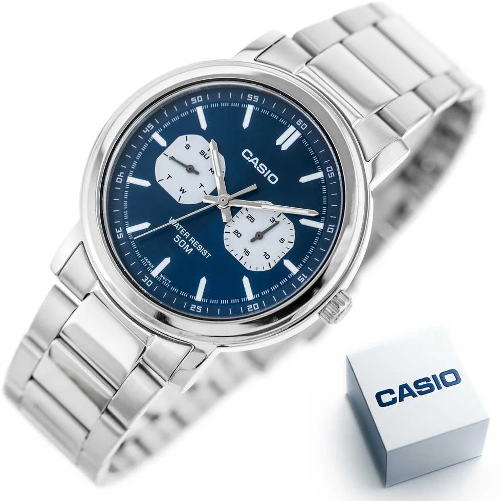 Laikrodis CASIO MEN'S WATCH MTP-E335D-2E1 (zd274b) + BOX