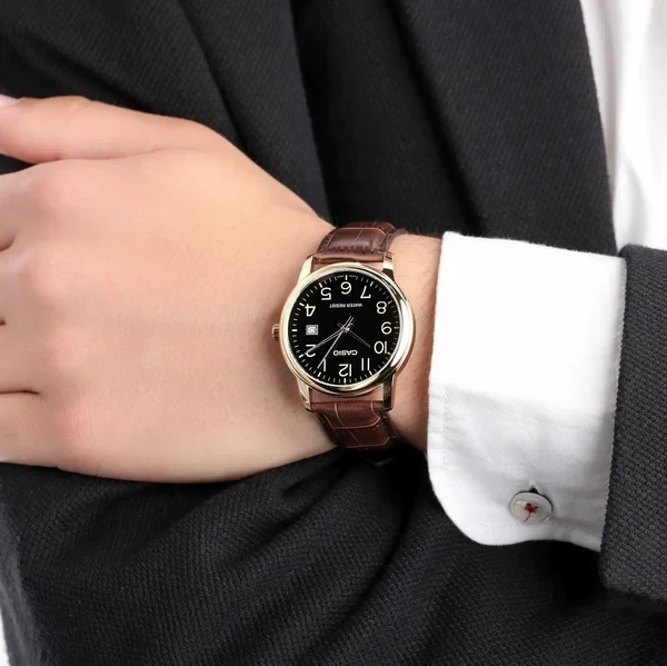 Laikrodis CASIO MEN'S WATCH MTP-V001GL-1B (zd080b) + BOX